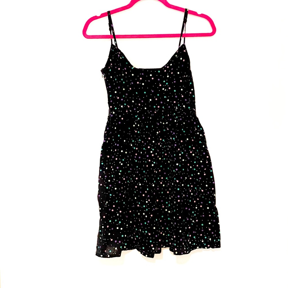 ARITZIA fit and flare polka dot dress - size 8